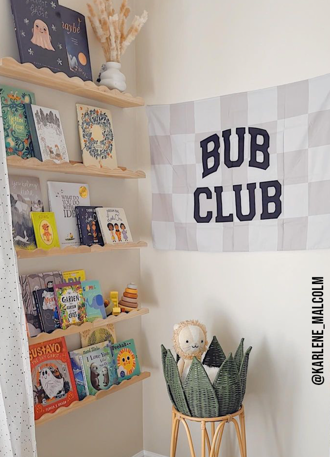 Bub Club Banner | Boyhood Fabric Wall Hanging