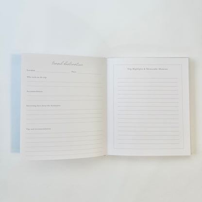 Travel Journal - Memory Book  (Sand)