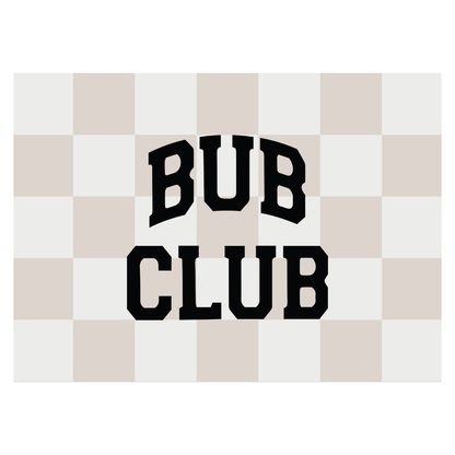 Bub Club Banner | Boyhood Fabric Wall Hanging