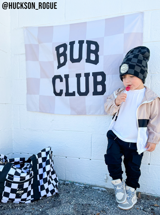 Bub Club Banner | Boyhood Fabric Wall Hanging