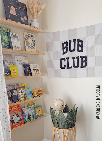 Bub Club Banner | Boyhood Fabric Wall Hanging